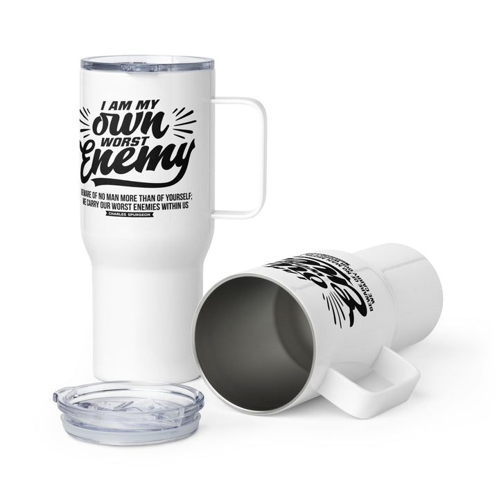 Charles Spurgeon's Worst Enemy 25 oz Travel Mug with Handle Travel Mug Default Title