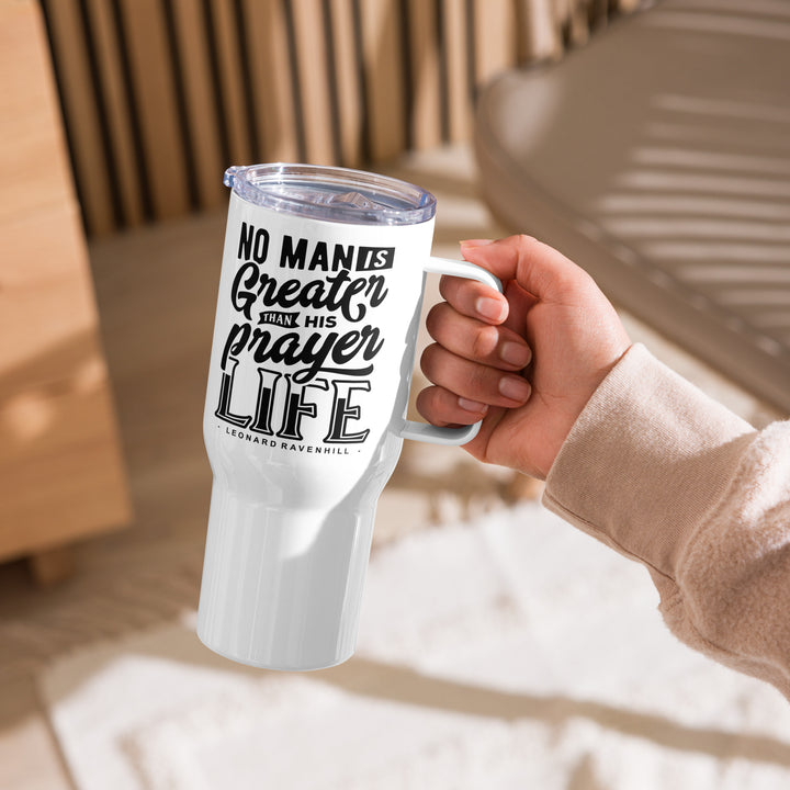 Leonard Ravenhill's Prayer Life 25 oz Travel Mug with Handle Travel Mug