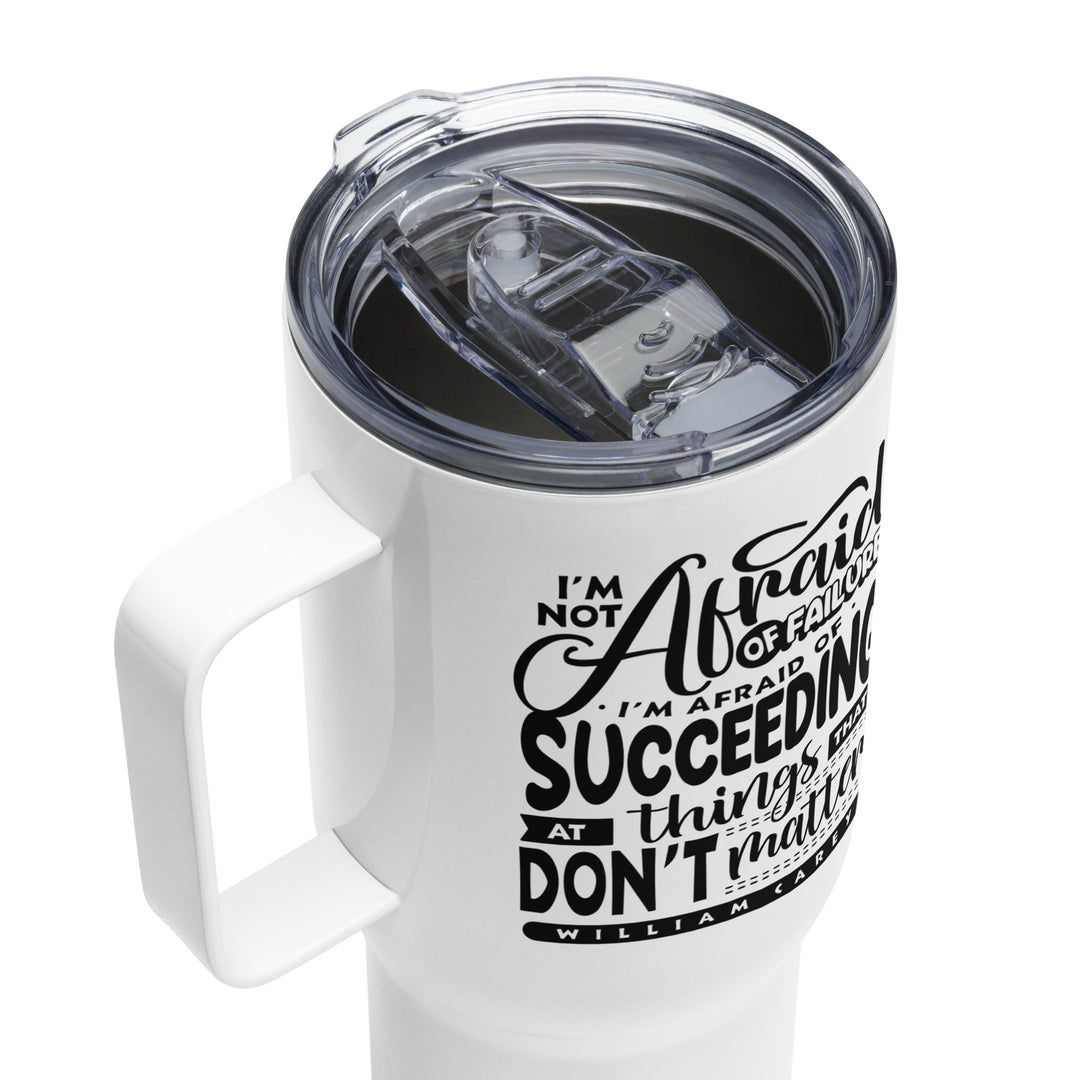 William Carey's Things That Don't Matter 25 oz Travel Mug with Handle Travel Mug