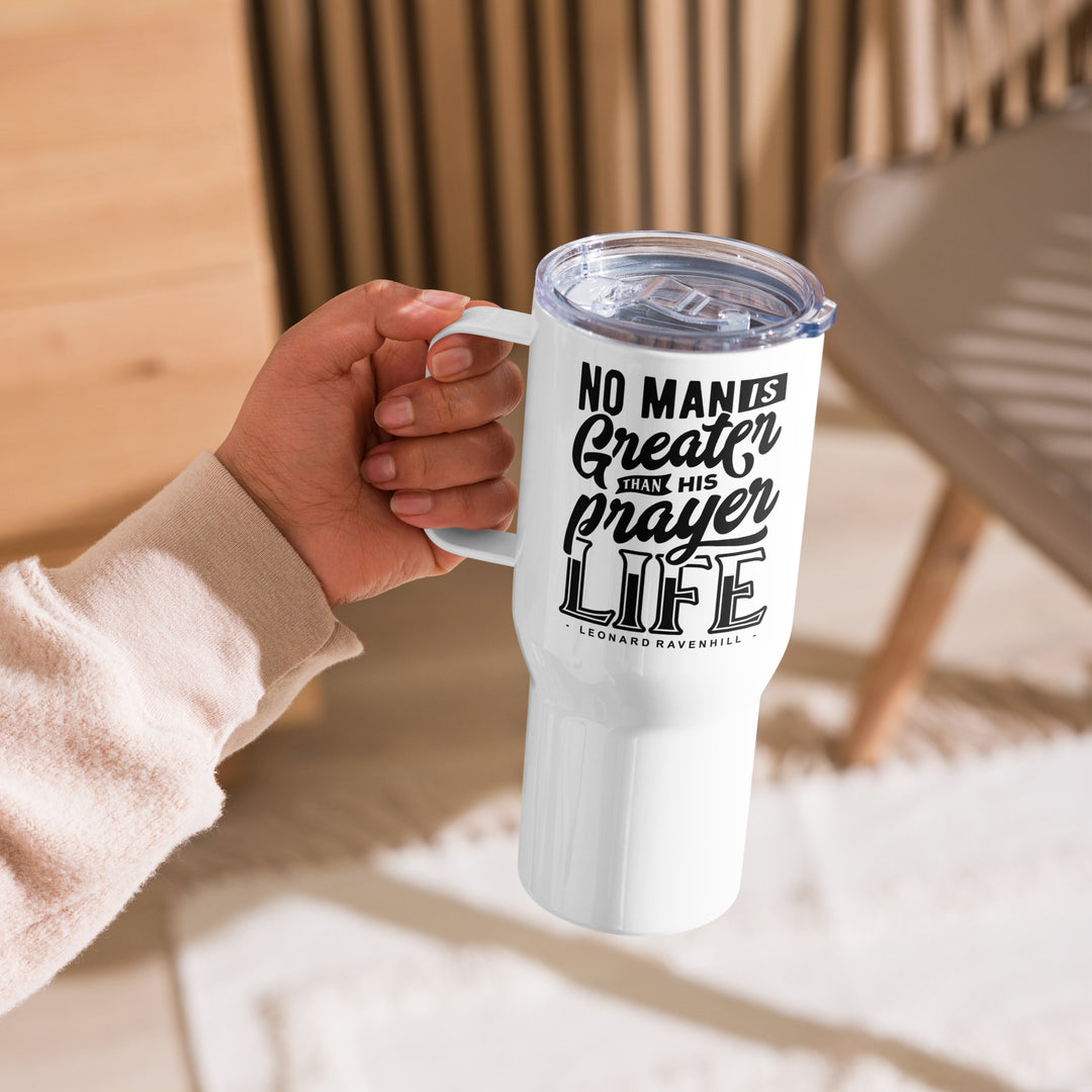 Leonard Ravenhill's Prayer Life 25 oz Travel Mug with Handle Travel Mug