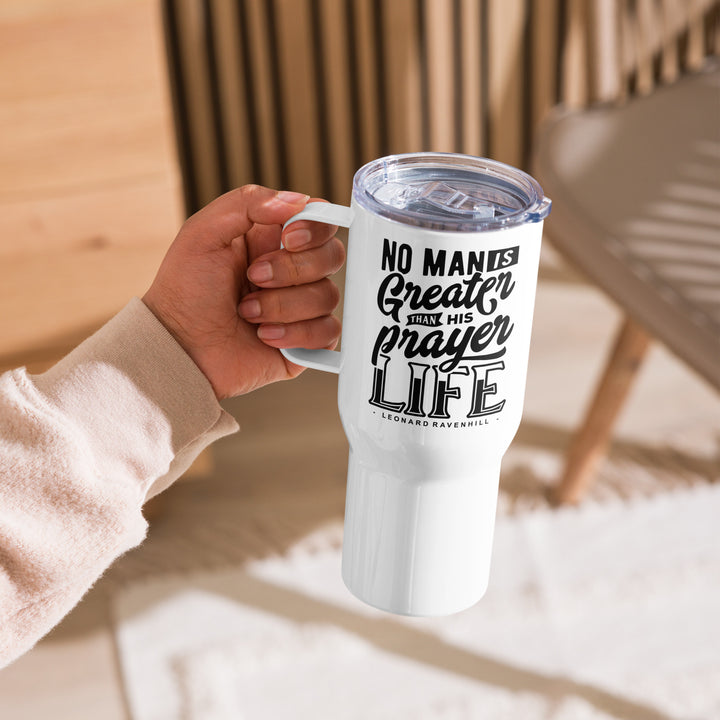 Leonard Ravenhill's Prayer Life 25 oz Travel Mug with Handle Travel Mug