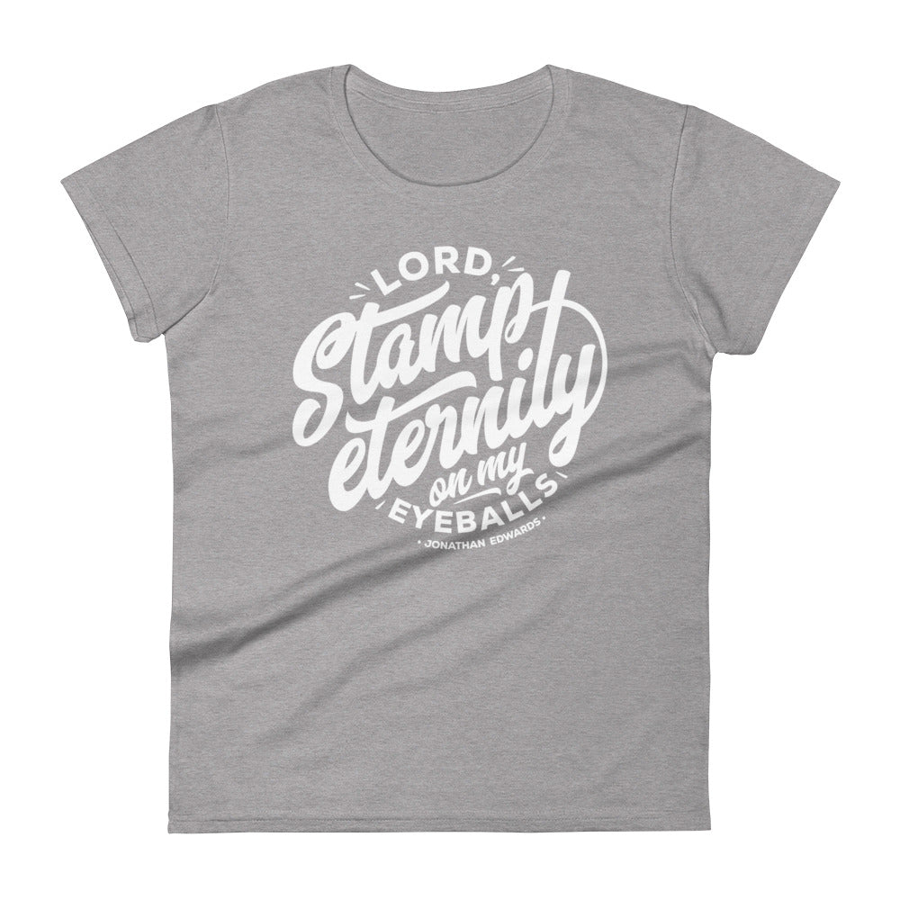 Jonathan Edwards Stamp Eternity Women's Tee Women's Tee Heather Grey S