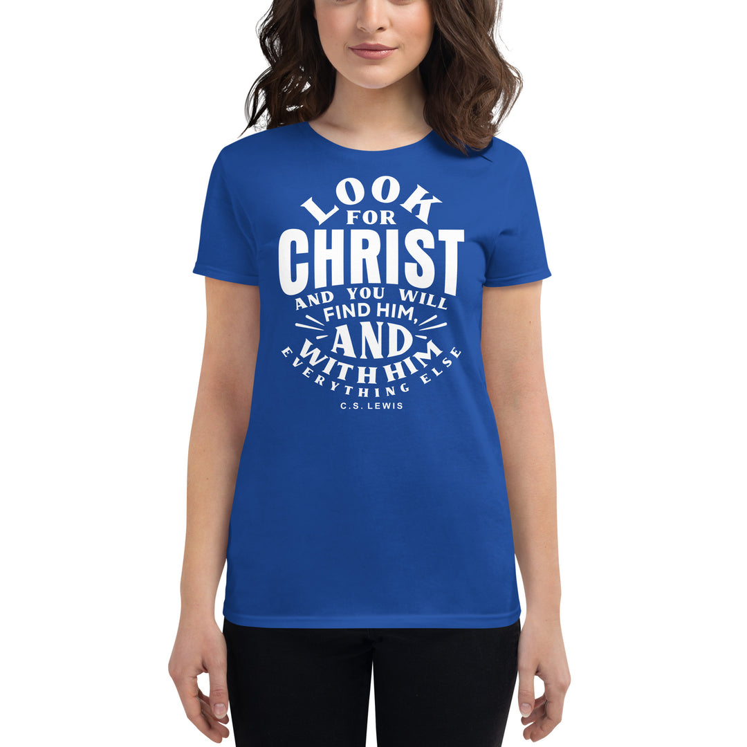 C.S. Lewis Look For Christ Women's Tee Women's Tee