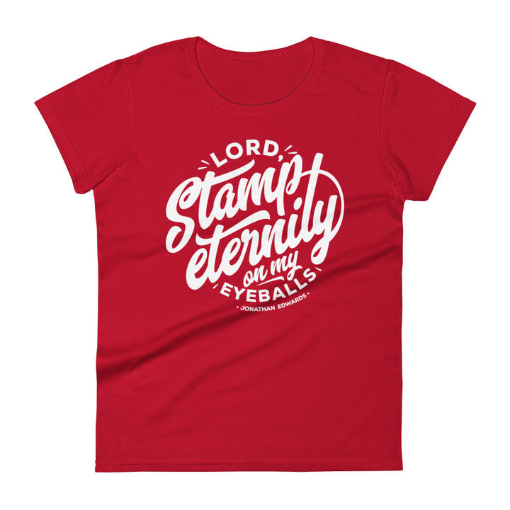 Jonathan Edwards Stamp Eternity Women's Tee Women's Tee True Red S
