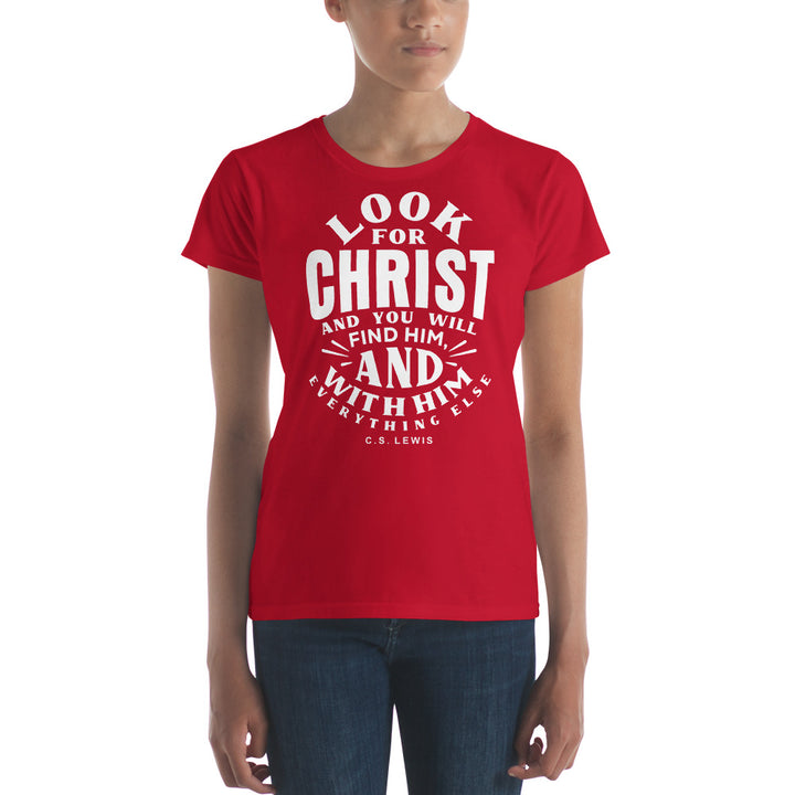 C.S. Lewis Look For Christ Women's Tee Women's Tee